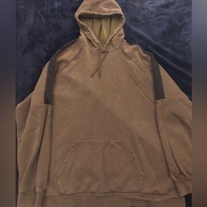 Olive Green Fleece Hoodie
